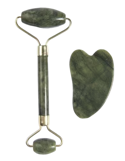 BODY QUEEN FACE – masažni valjček in Gua Sha kamen